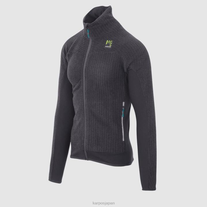 フリース| 濃い灰色 Karpos 男性 ロケッタフリース F4DL257