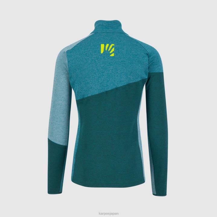 フリース| 森林/バルサム/北大西洋 Karpos 男性 フェデラ ハーフジップ フリース F4DL263