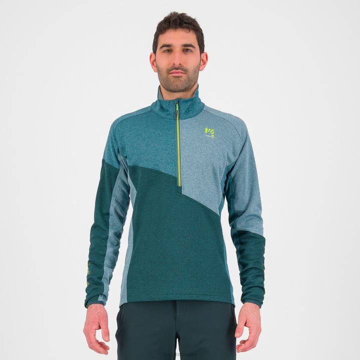 フリース| 森林/バルサム/北大西洋 Karpos 男性 フェデラ ハーフジップ フリース F4DL263