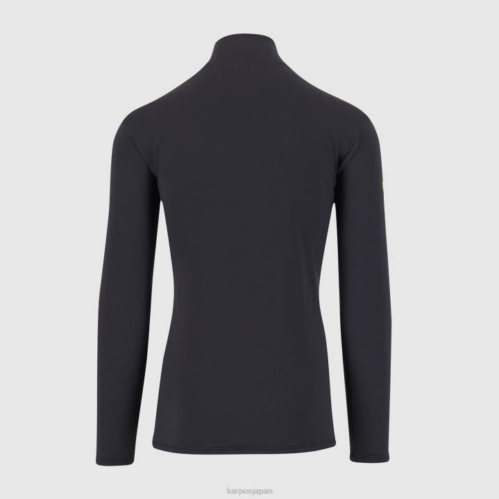 フリース| 黒 Karpos 男性 アイスフリースハーフジップ F4DL269