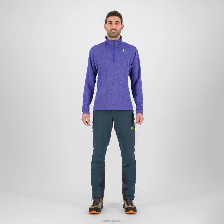パーカー| 自由 Karpos 男性 ピッツォッコ ハーフジップ F4DL287
