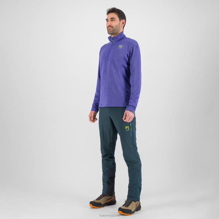 パーカー| 自由 Karpos 男性 ピッツォッコ ハーフジップ F4DL287