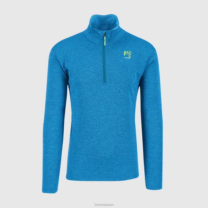 パーカー| ディーバブルー Karpos 男性 ピッツォッコ ハーフジップ F4DL295