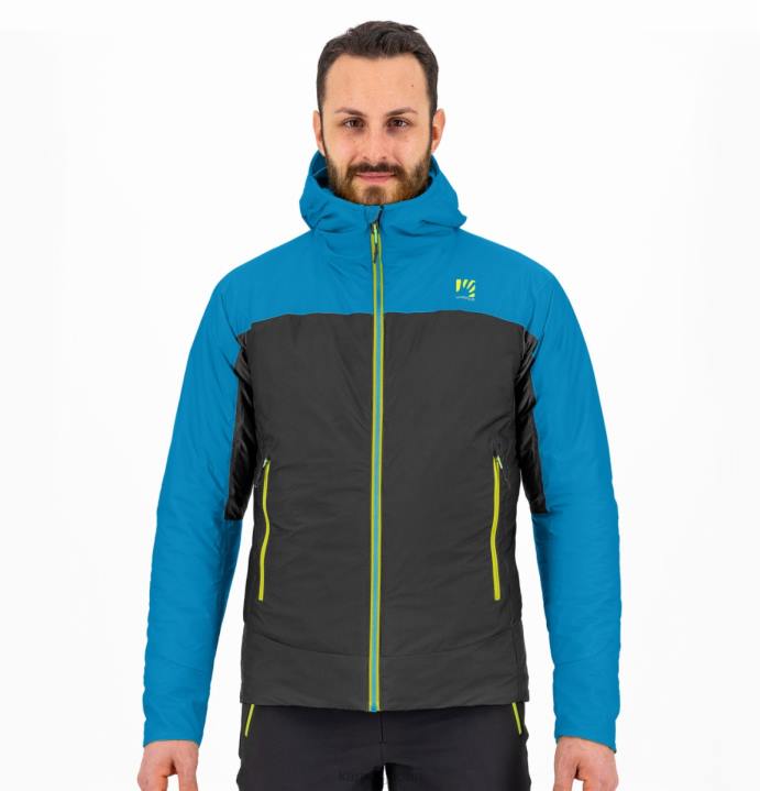 ジャケット| 黒/青の宝石 Karpos 男性 ビンソンジャケット F4DL30