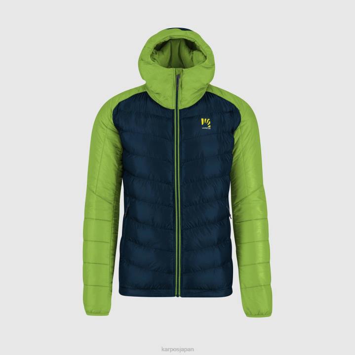 ジャケット| ミッドナイト/グリーンフラッシュ Karpos 男性 フォコボンジャケット F4DL41