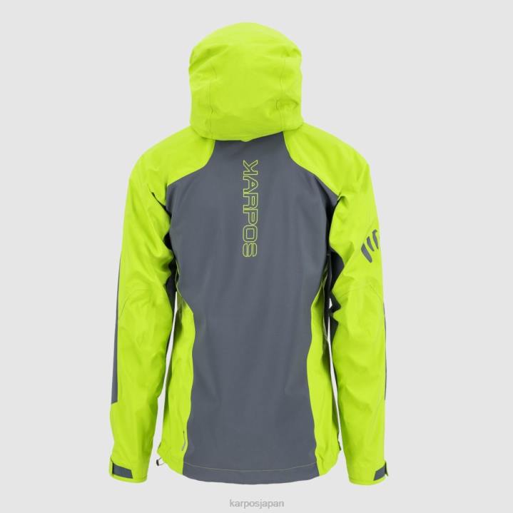 ジャケット| ダークスレート/ライムグリーン Karpos 男性 マルモラーダ ジャケット F4DL44