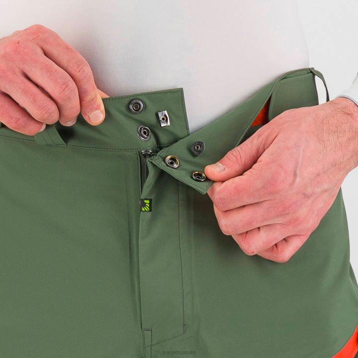 パンツ| タイム/スパイシーオレンジ Karpos 男性 ストームエボパンツ F4DL452