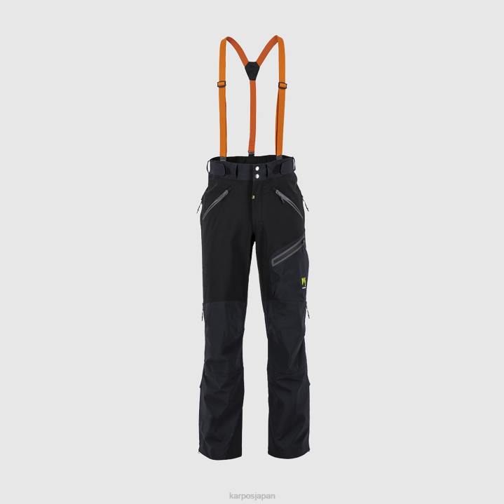 パンツ| 黒ダークグレー Karpos 男性 スキアラ エボ パンツ F4DL459