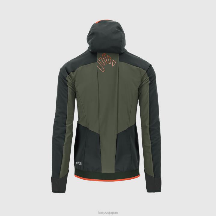 ジャケット| ブラックサンド/タイム Karpos 男性 ピズパルエボジャケット F4DL50