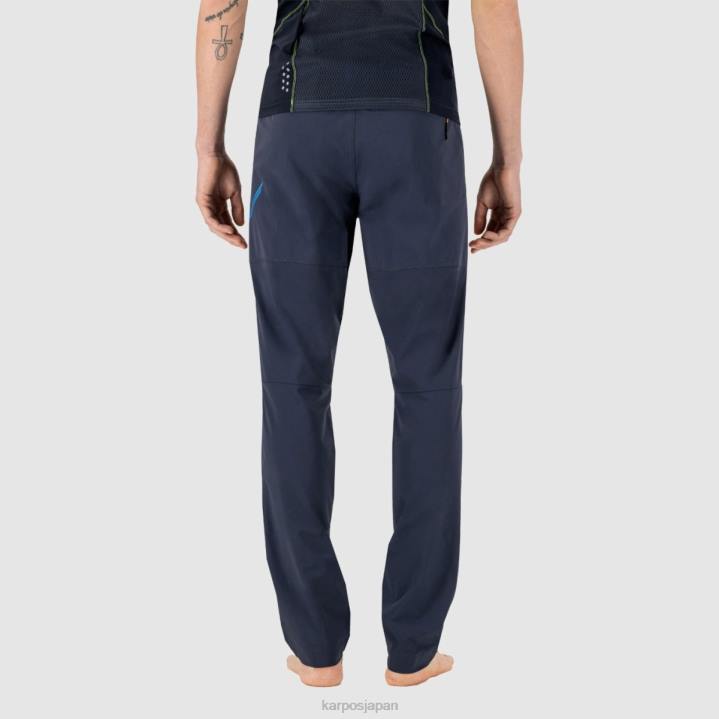 パンツ| ブラック/ダークグレー Karpos 男性 トレシームエボリューションパンツ F4DL530
