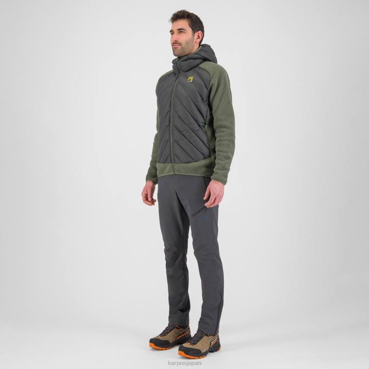 ジャケット| ブラックサンド/タイム Karpos 男性 マルマロール テックジャケット F4DL54