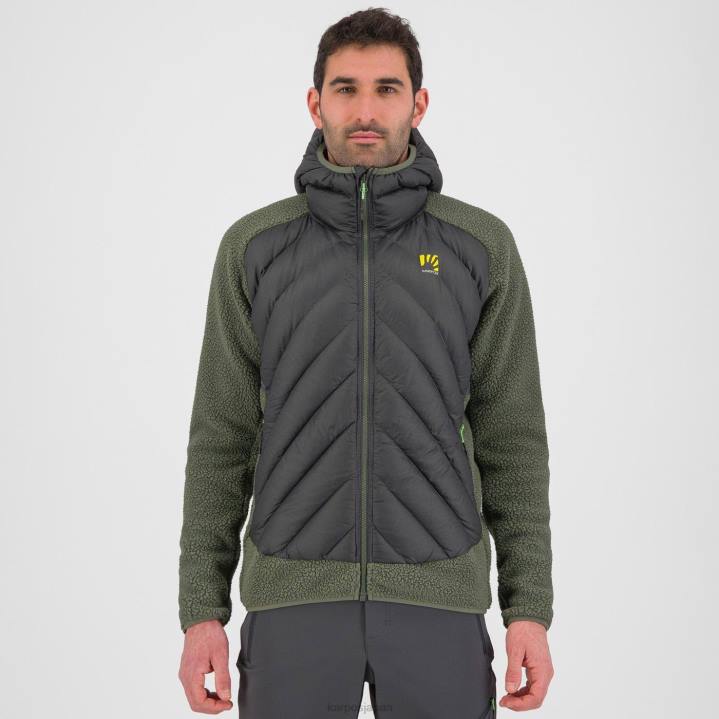 ジャケット| ブラックサンド/タイム Karpos 男性 マルマロール テックジャケット F4DL54