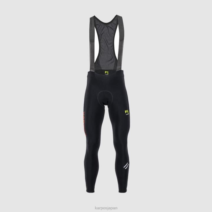 パンツ| ブラック/グレナデン Karpos 男性 ヴァーヴ ウィンター ビブタイト F4DL568