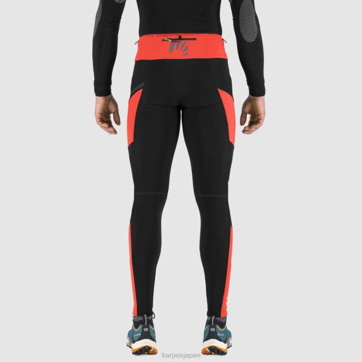 パンツ| ブラック/グレナデン Karpos 男性 ラバレドプラスウィンタータイト F4DL575