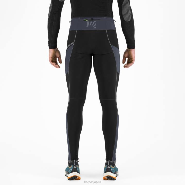 パンツ| 黒/墨汁 Karpos 男性 ラバレドプラスウィンタータイト F4DL578