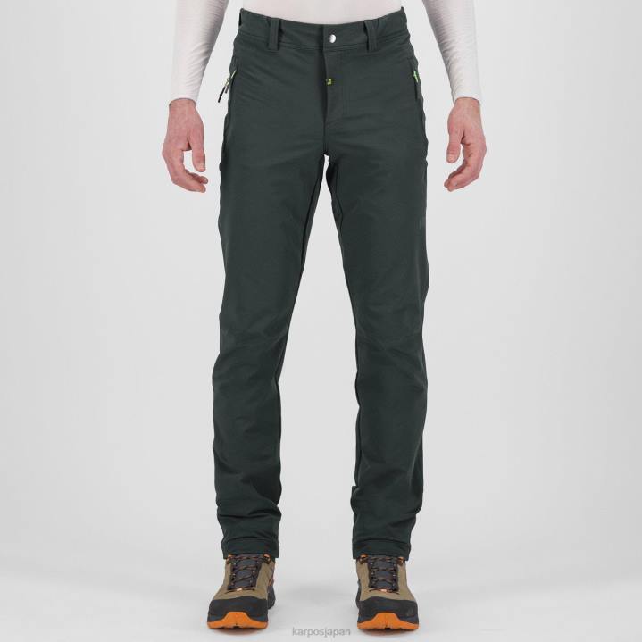 パンツ| 黒い砂 Karpos 男性 バーナーレ エボ パンツ F4DL583