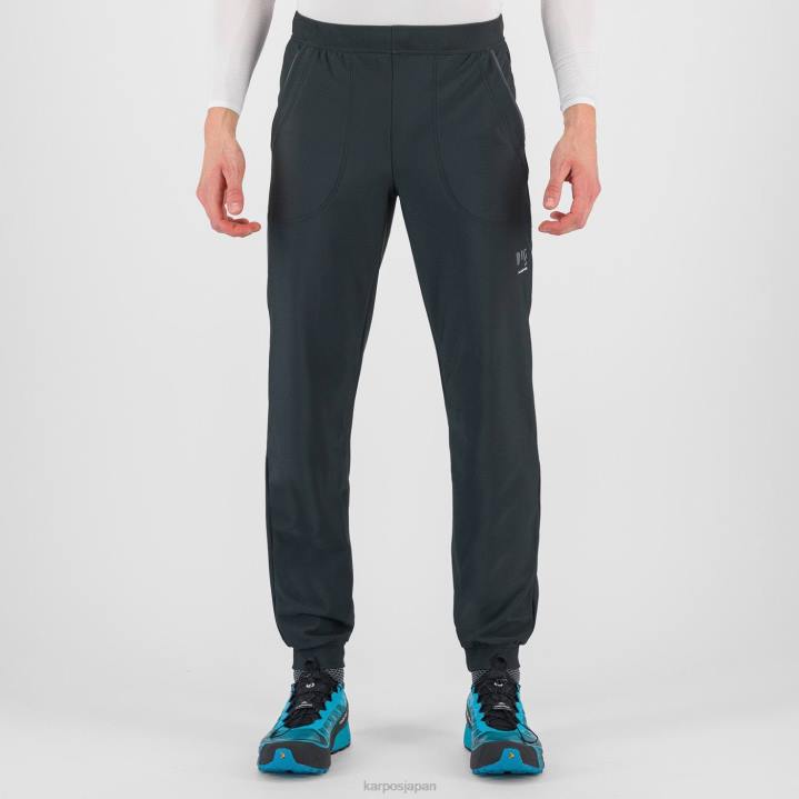 パンツ| 黒 Karpos 男性 ゆったりとした冬のパンツ F4DL598