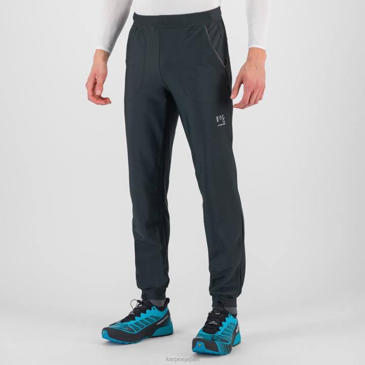 パンツ| 黒 Karpos 男性 ゆったりとした冬のパンツ F4DL598