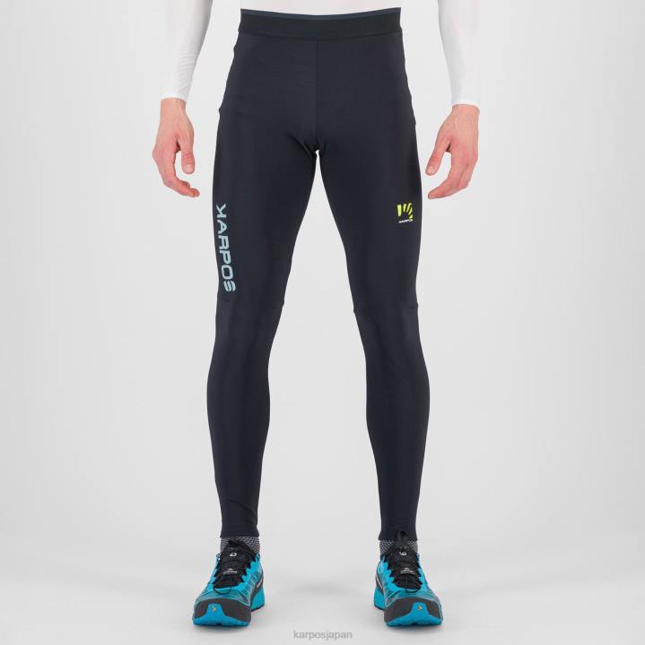 パンツ| 黒 Karpos 男性 連邦タイト F4DL602