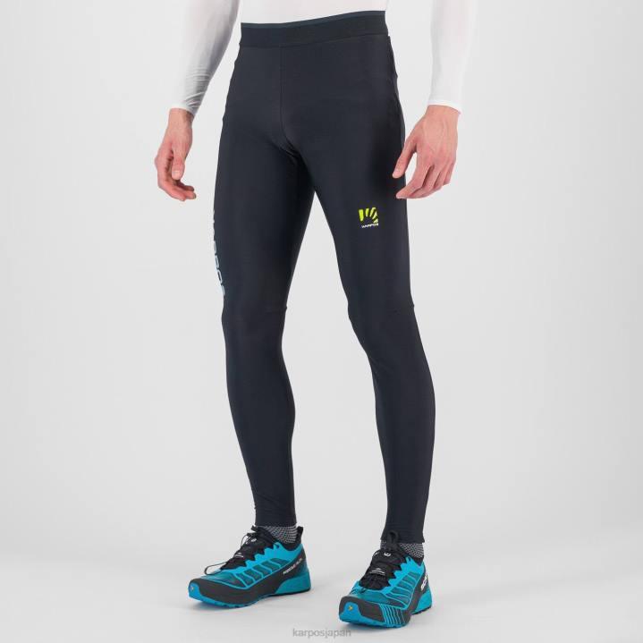 パンツ| 黒 Karpos 男性 連邦タイト F4DL602
