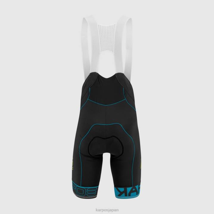 短い| ブラック/エナメル Karpos 男性 ヴァーヴ エヴォ ビブショーツ F4DL616