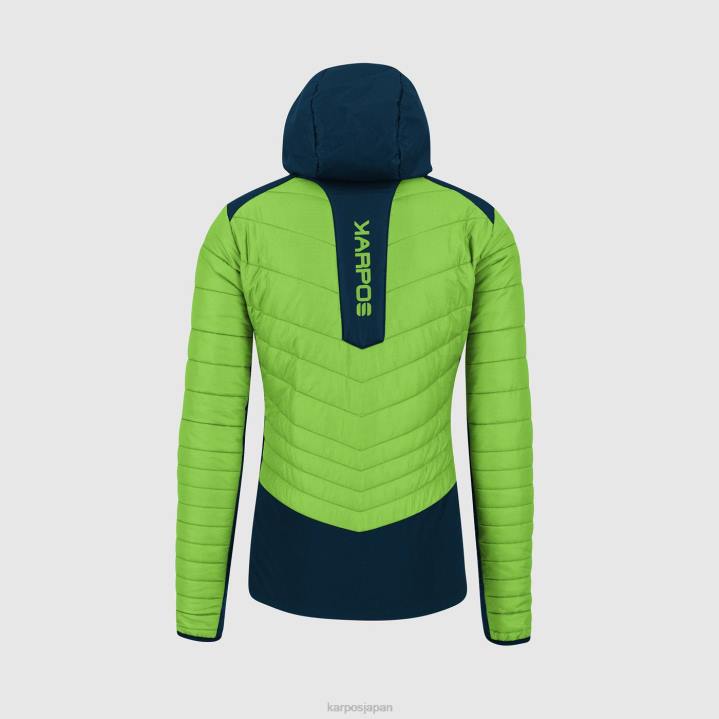 ジャケット| ミッドナイト/グリーンフラッシュ Karpos 男性 ピアンロンギジャケット F4DL61