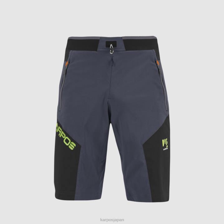 短い| オンブルブルー/ブラック Karpos 男性 ロック エボ バミューダ F4DL625