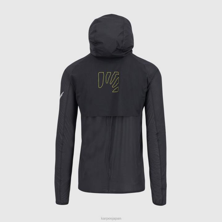 ジャケット| ブラック/グリーンフルオ Karpos 男性 ラバレドレインジャケット F4DL65