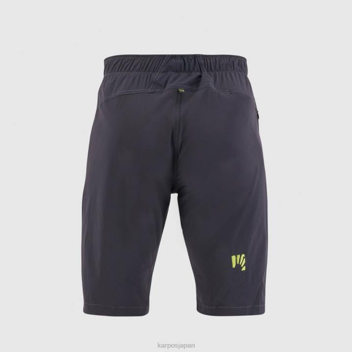 短い| 黒 Karpos 男性 ロックバミューダ F4DL677