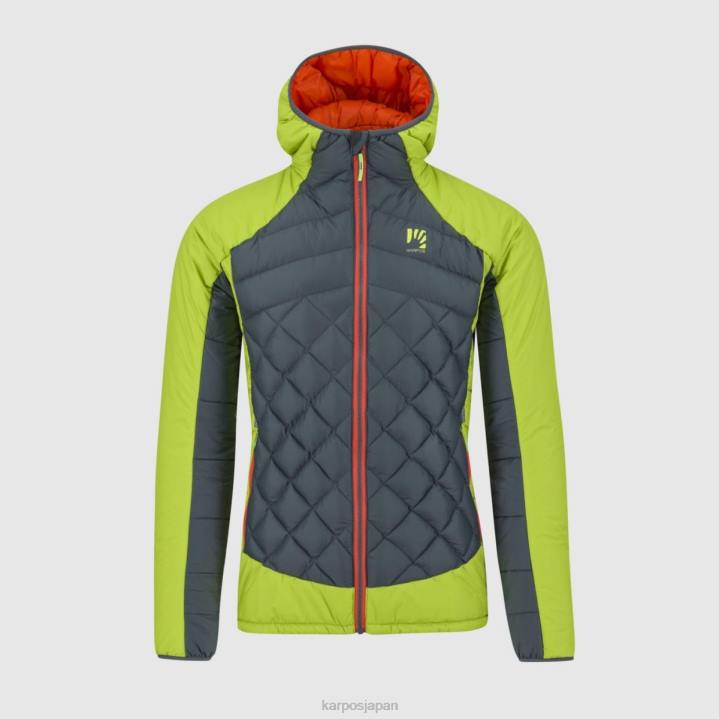 ジャケット| ダークスレート/ライムグリーン Karpos 男性 ラステイ アクティブプラスジャケット F4DL70