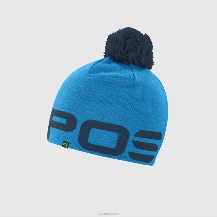 帽子| ディーバブルー/ミッドナイト Karpos 男性 ラリンポンポンキャップ F4DL723
