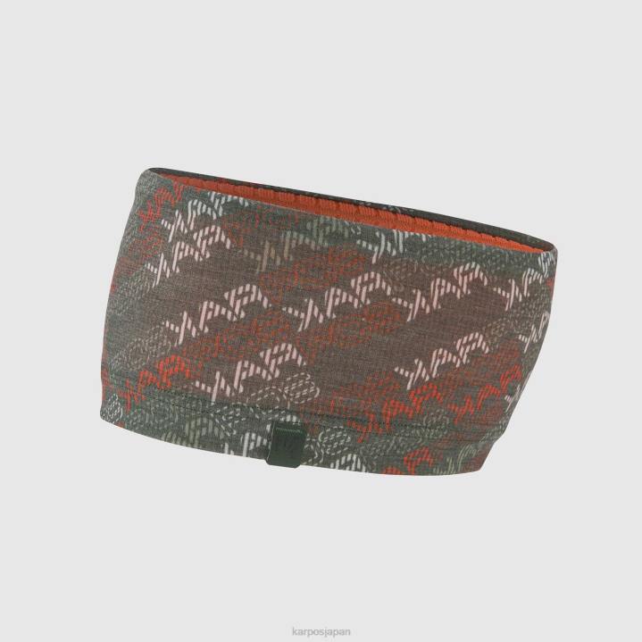 帽子| タイム/スパイシーオレンジ/ホワイト Karpos 男性 コッポロ メリノ ヘッドバンド F4DL760