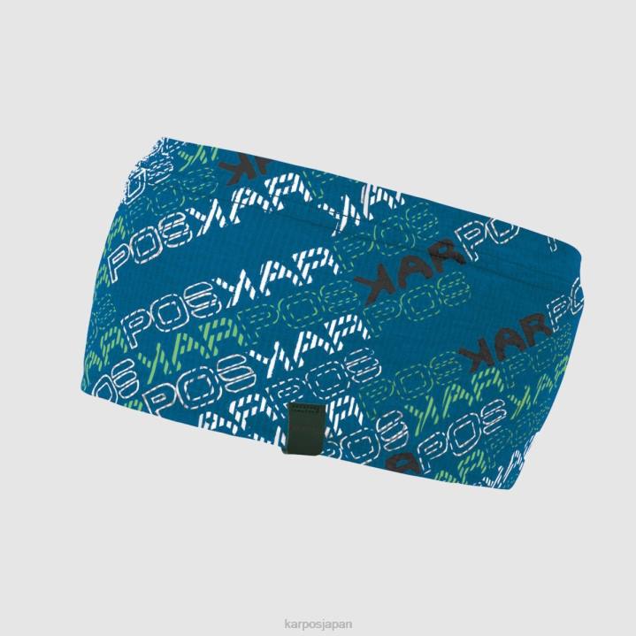 帽子| インディゴホオジログリーンライム Karpos 男性 コッポロ メリノ ヘッドバンド F4DL763