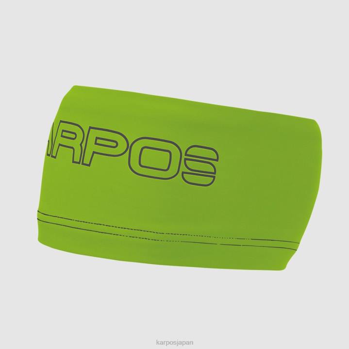 帽子| ライムグリーン ダークグレー Karpos 男性 アラーニャヘッドバンド F4DL774