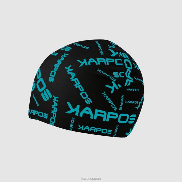 帽子| 黒/青の宝石 Karpos 男性 アラーニャ レースキャップ F4DL795