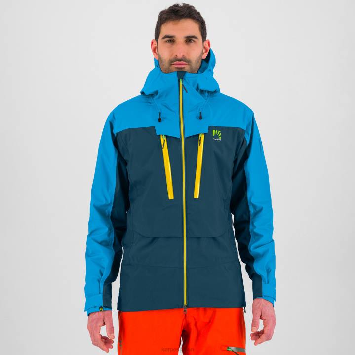 ジャケット| ミッドナイト/ディーバブルー Karpos 男性 ミディシェルジャケット F4DL7