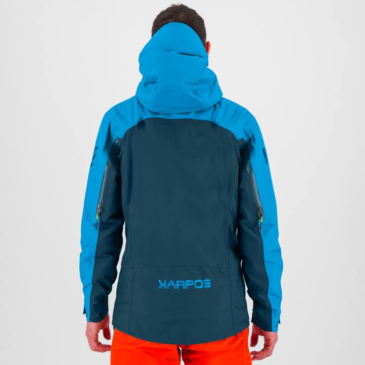 ジャケット| ミッドナイト/ディーバブルー Karpos 男性 ミディシェルジャケット F4DL7