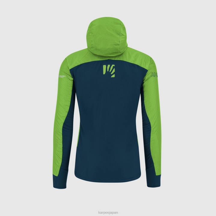 ジャケット| グリーンフラッシュ/ミッドナイト Karpos 男性 フェデラジャケット F4DL80