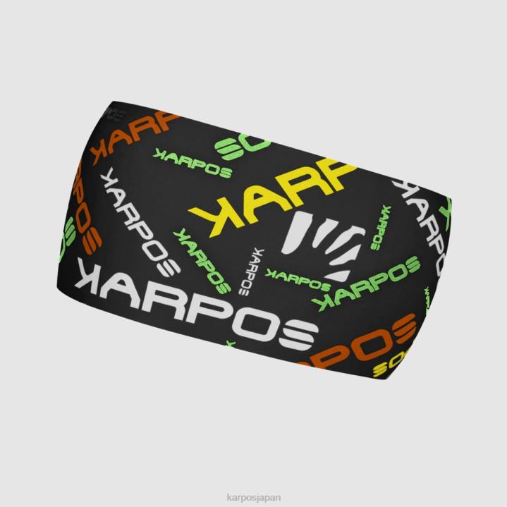 帽子| 緑色の蛍光 Karpos 女性 ラバレドヘッドバンド F4DL848