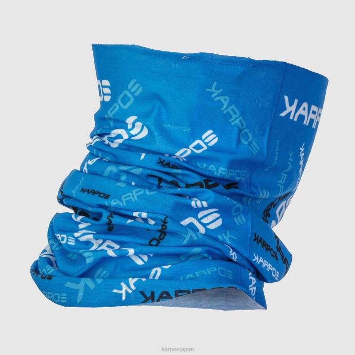 ネックウォーマー| インディゴホオジロ/ドレスデンブルー/ダ Karpos 男性 ネックウォーマーライト F4DL854