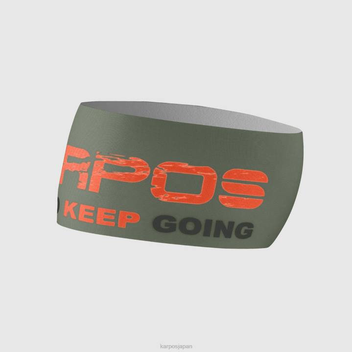 帽子| タイム/スパイシーオレンジ/ブラックサンド Karpos 男性 ペルメットヘッドバンド F4DL861