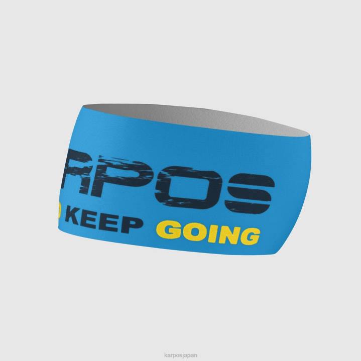 帽子| ディーバブルー/ミッドナイト/サルファー Karpos 男性 ペルメットヘッドバンド F4DL862