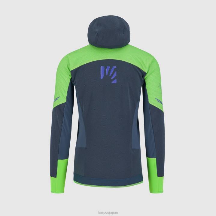 ジャケット| グリーンフラッシュ/ミッドナイト Karpos 男性 アラーニャ プラス エボ ジャケット F4DL89