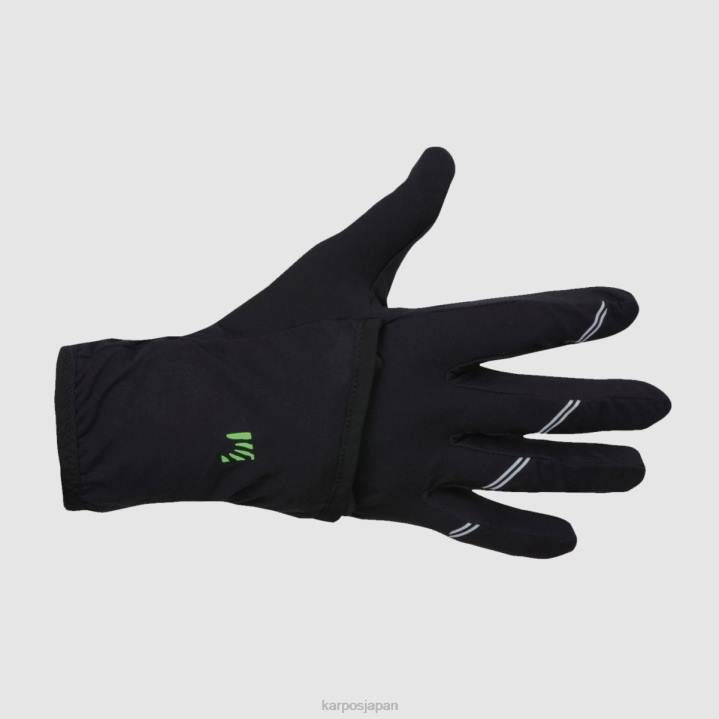 手袋| ブラック/グリーンフルオ Karpos 女性 ラバレドグローブ F4DL912