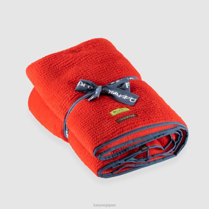 ブランケット| 燃えるような赤 Karpos 女性 ピナブランケット F4DL913