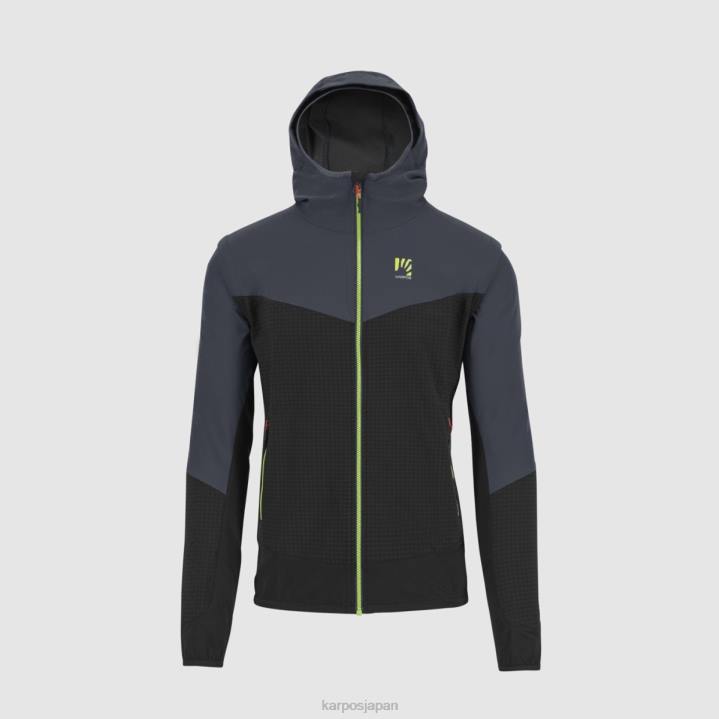 ジャケット| ブラック/オンブルブルー Karpos 男性 リーデ コンバーチブルジャケット F4DL93