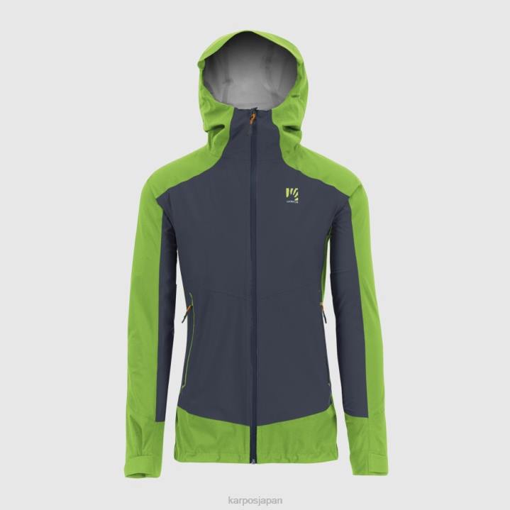 ジャケット| オンブルブルー/ジャスミングリーン Karpos 男性 テンポラルジャケット F4DL95