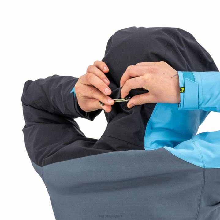 ジャケット| ダークスレート/ブルーアトール/ブラック Karpos 女性 マルモラーダジャケット付き F4DL977