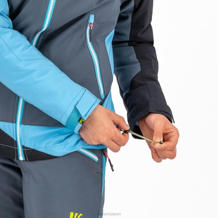 ジャケット| ダークスレート/ブルーアトール/ブラック Karpos 女性 マルモラーダジャケット付き F4DL977