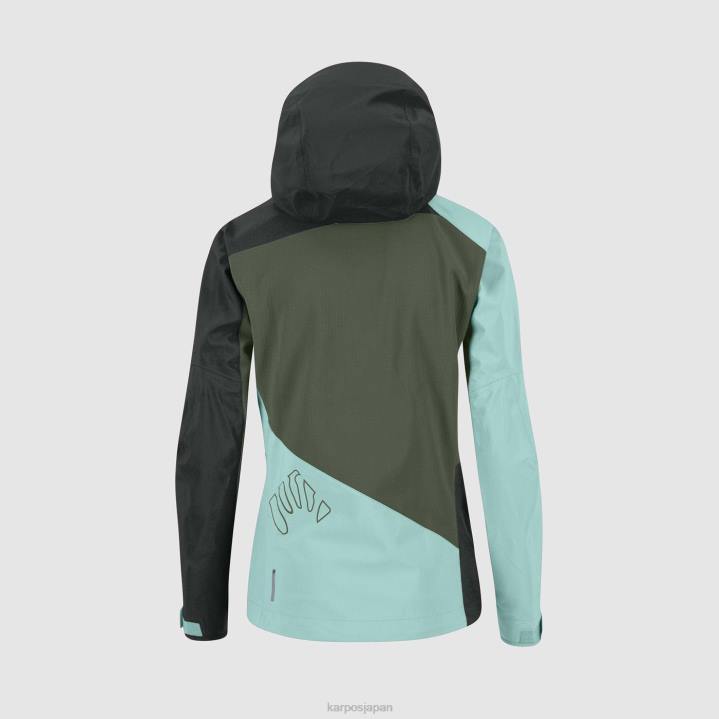 ジャケット| タイム/アクアスカイ/ブラックサンド Karpos 女性 マルモラーダジャケット付き F4DL978